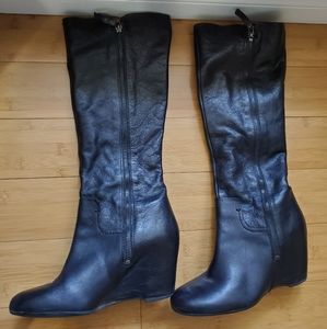 Franco Sarto knee high leather boots